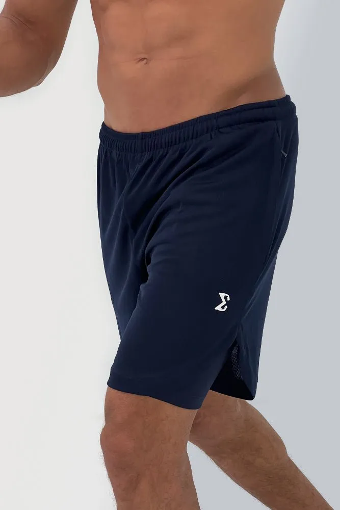 Maverik Basic Short Navy blue Polyester fabric Durable Weave Fabric