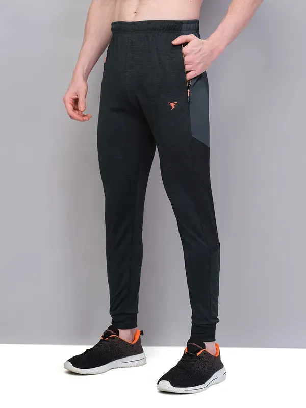 Flex Pants Capri Men Melange Slim Fit Trackpants with TECHNO GUARD