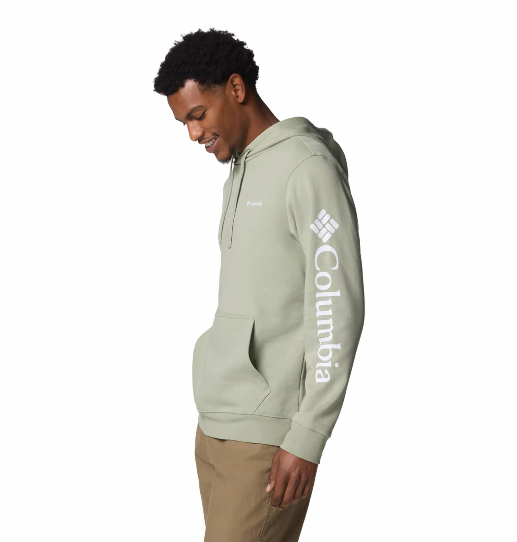 Columbia Men Green Beaumount Hoodie Daily Use Game Day