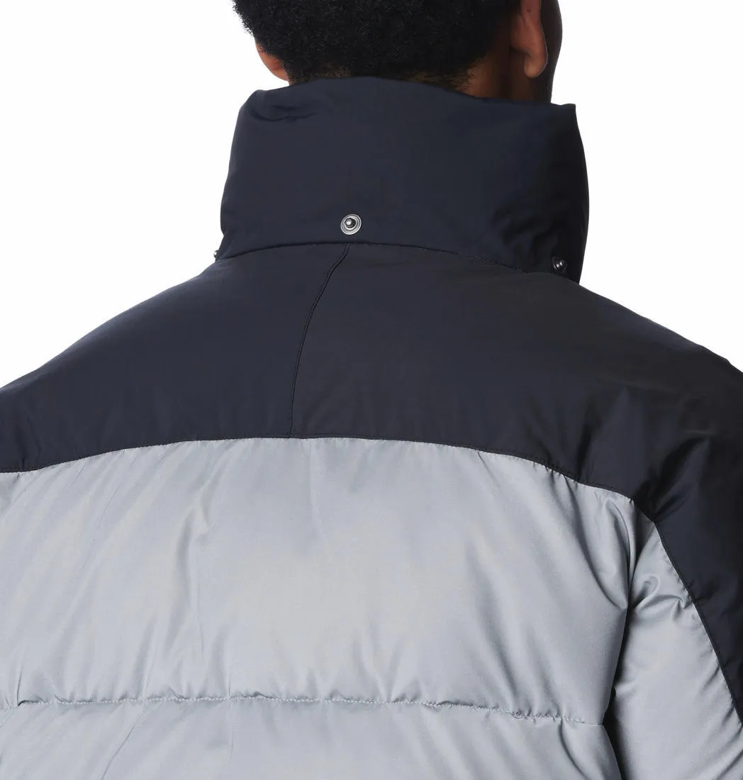 High Collar Design Columbia Men Grey Snowqualmie Jacket