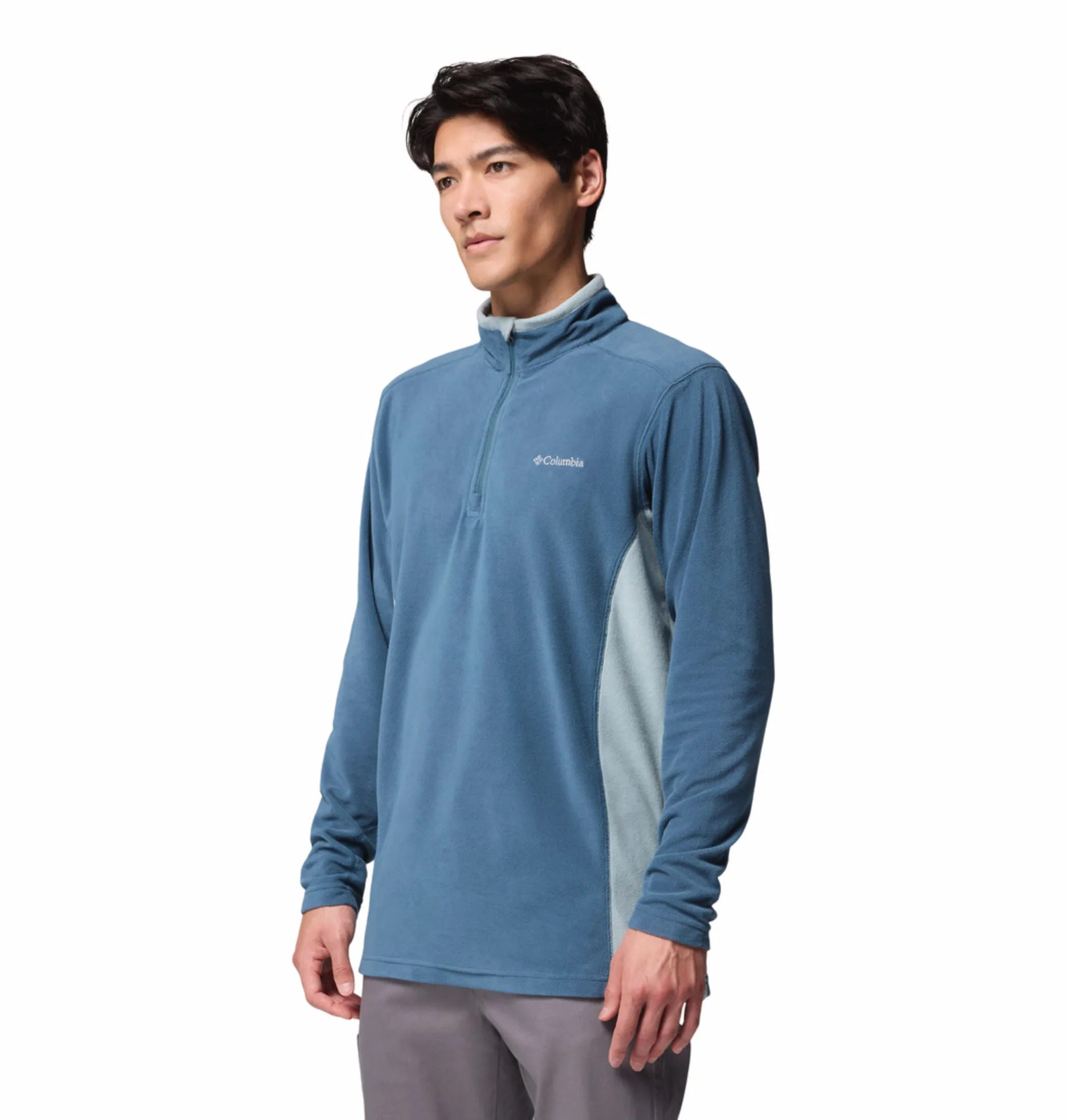 Columbia Men Teal Klamath Range II Pullover Timeless Comfort Casual Wear