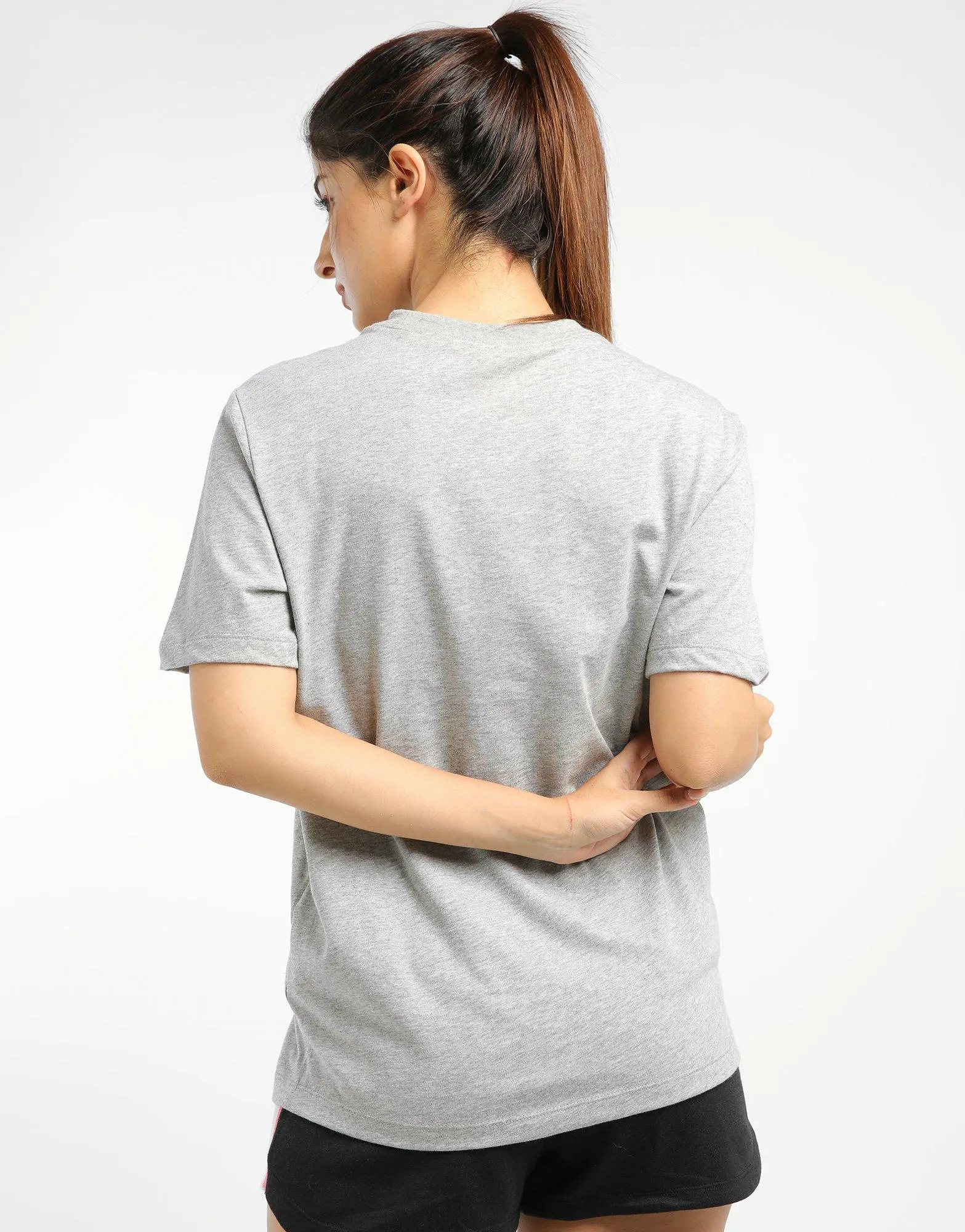 Simple Chic Micro Perforated Fabric Club T-Shirt