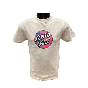 Santa Cruz maglietta manica corta da uomo Scales Dot bianco Comfy Active Fit