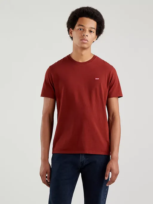 Tear Resistant Knit Comfy Stretch Wear Levi's maglietta manica corta da uomo Housemark Original 566050118 mattone