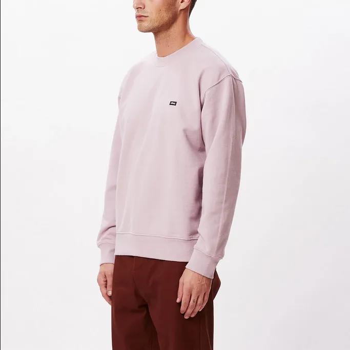Obey Felpa girocollo da uomo Timeless Reycled Heavy Crew 112480114 lilla product urban fashion sense Weekend Bold