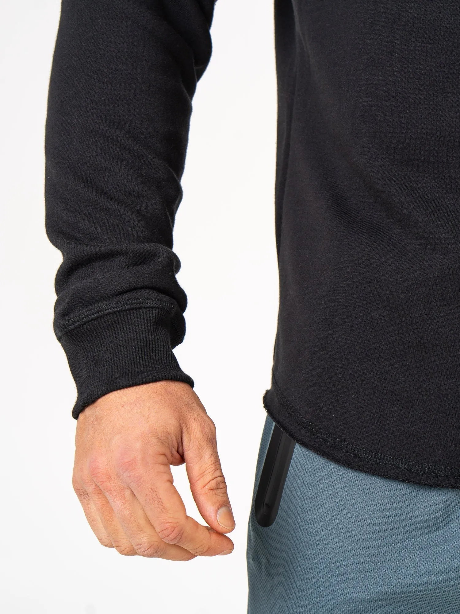 Energy Crew Neck - Black All-day Comfort product mass production efficiency
