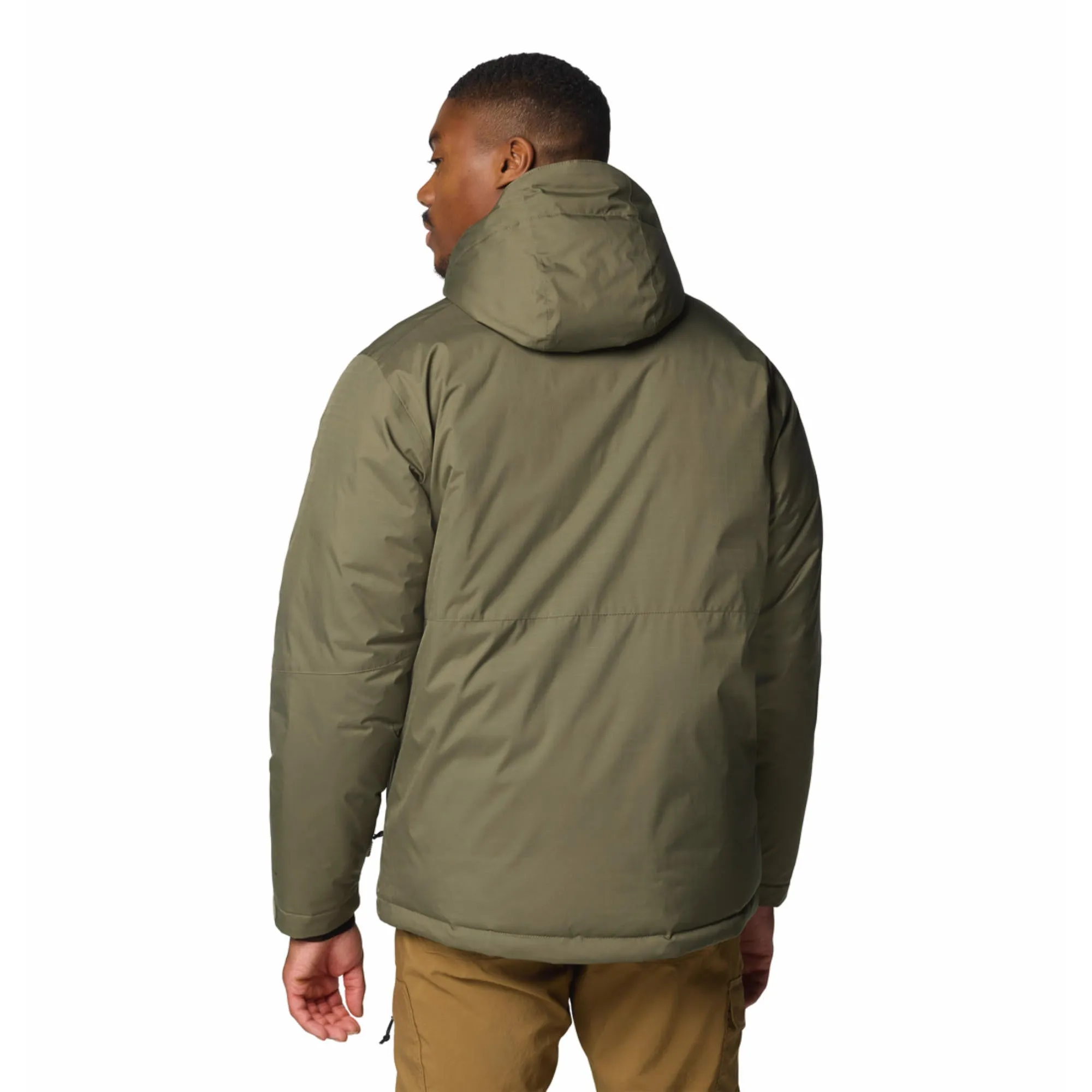 Columbia Men Green Oak Harbor II Insulated Jacket Draw