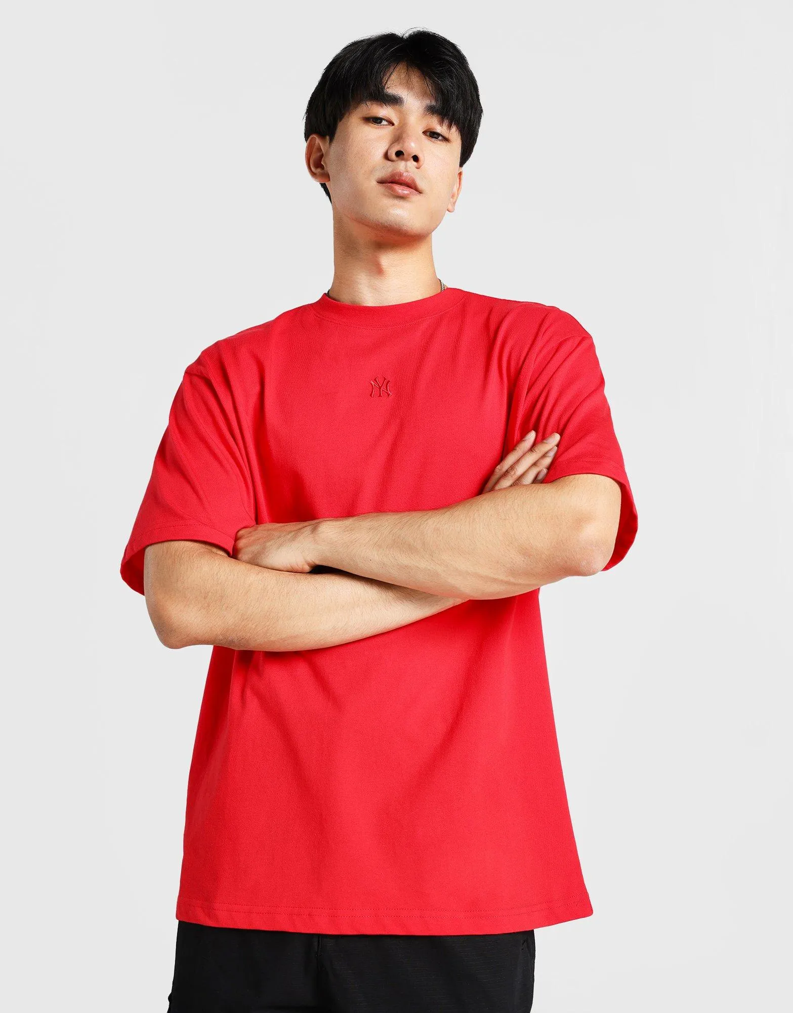 Pastel color Embroidered Badge T-shirt
