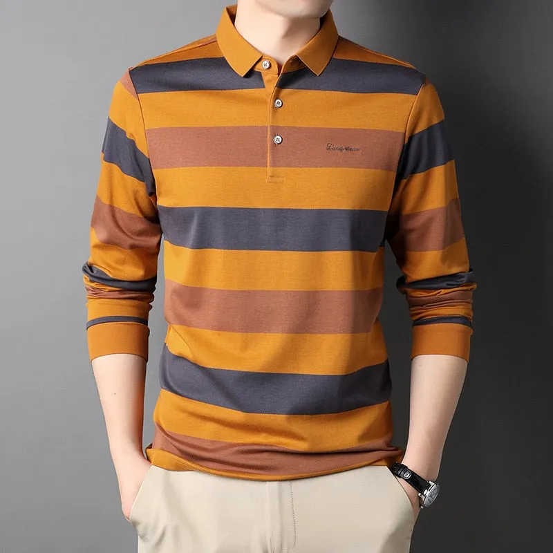 Luxury Top Grade Men's Cotton Shirt Fashion Designer Brand T-Shirt Photo Glam Warm Outerwear