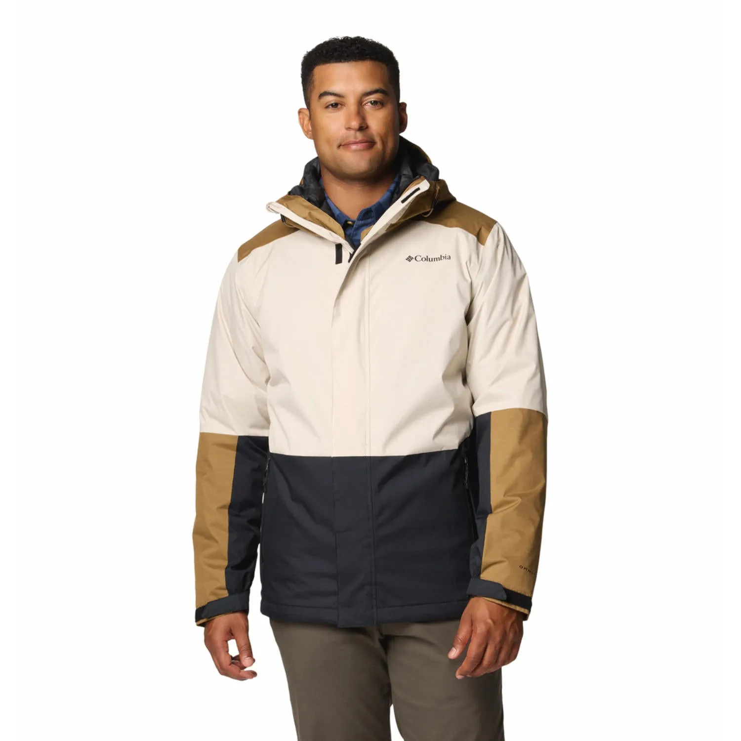 Columbia Men Brown Point Park Interchange Jacket suitable for winter sports