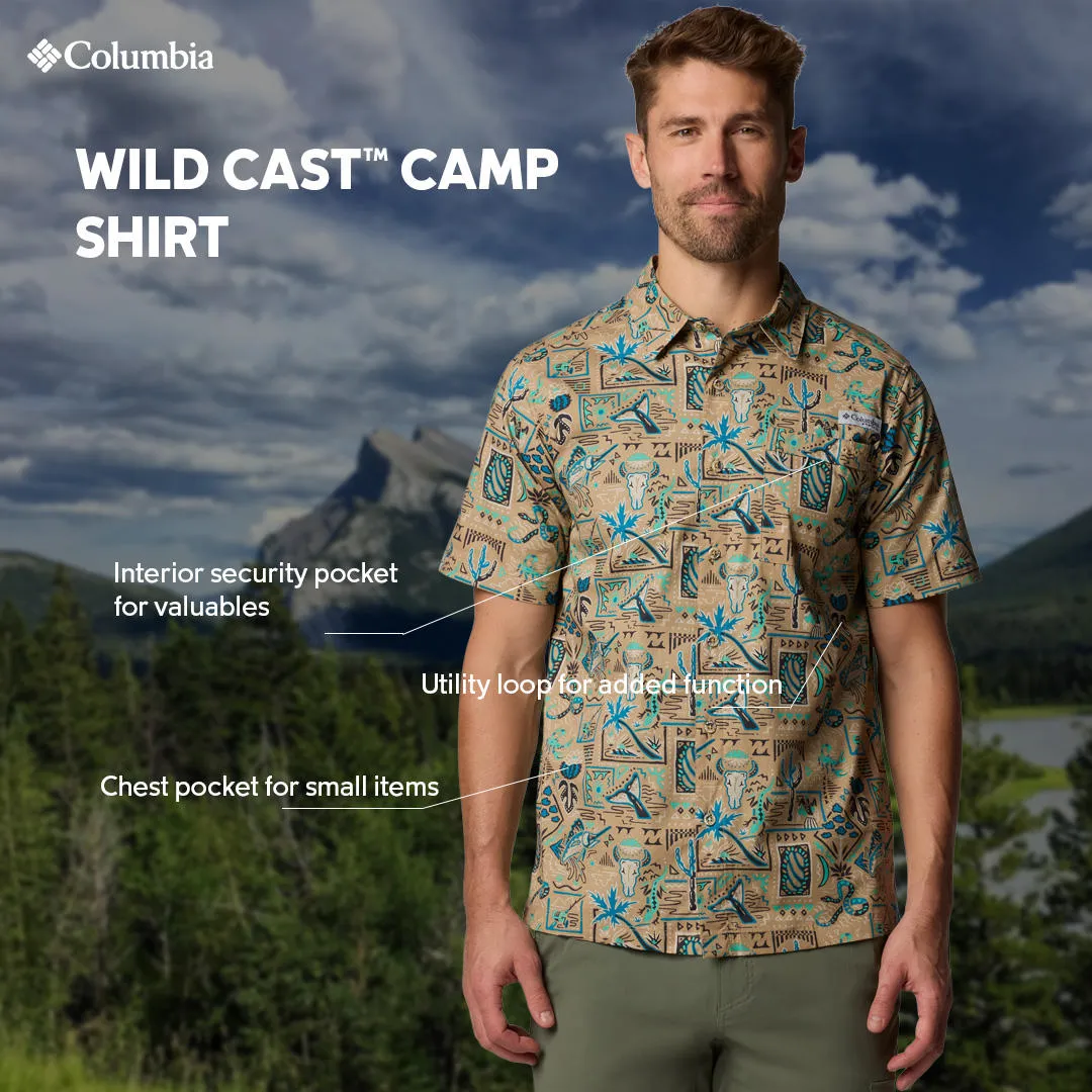 Princess Glow Smooth Line Columbia Men Brown Wild Cast Camp Shirt