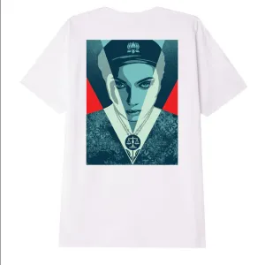 Anti Bacterial Treatment Obey T-shirt Justice Activist 165262975 white