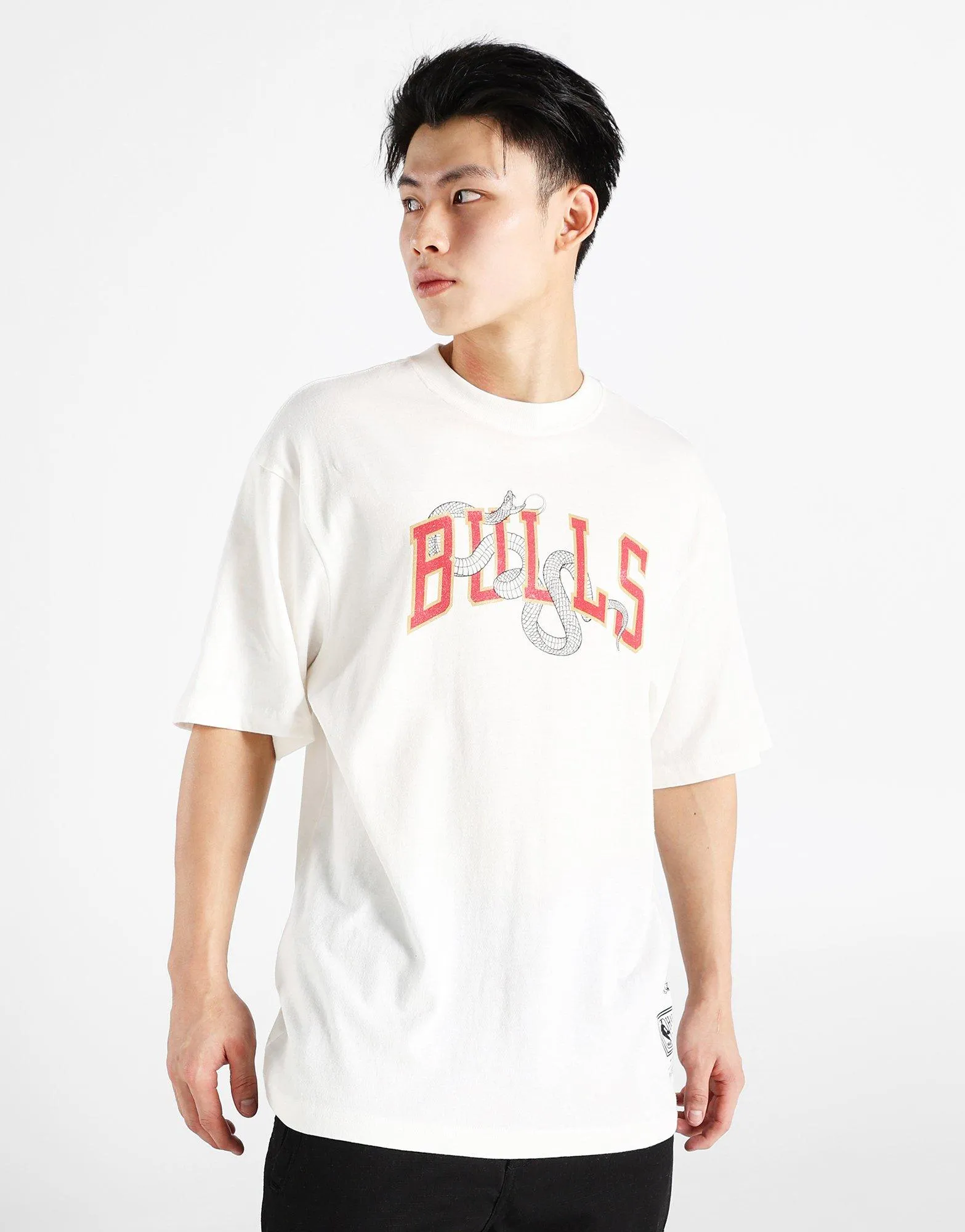 easygoing look Soft and Light CNY Patchwork T-Shirt
