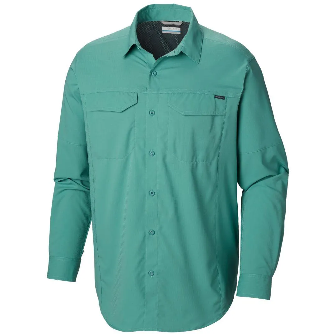 Sustainable Base Easy Fashion Columbia Men Green Silver Ridge Lite Long Sleeve Shirt (Sun Protection)