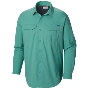 Sustainable Base Easy Fashion Columbia Men Green Silver Ridge Lite Long Sleeve Shirt (Sun Protection)