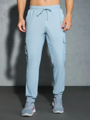 Sport-Ready Comfort Crossfit Ready Men Solid Slim Fit Cargo Joggers with DURACOOL 