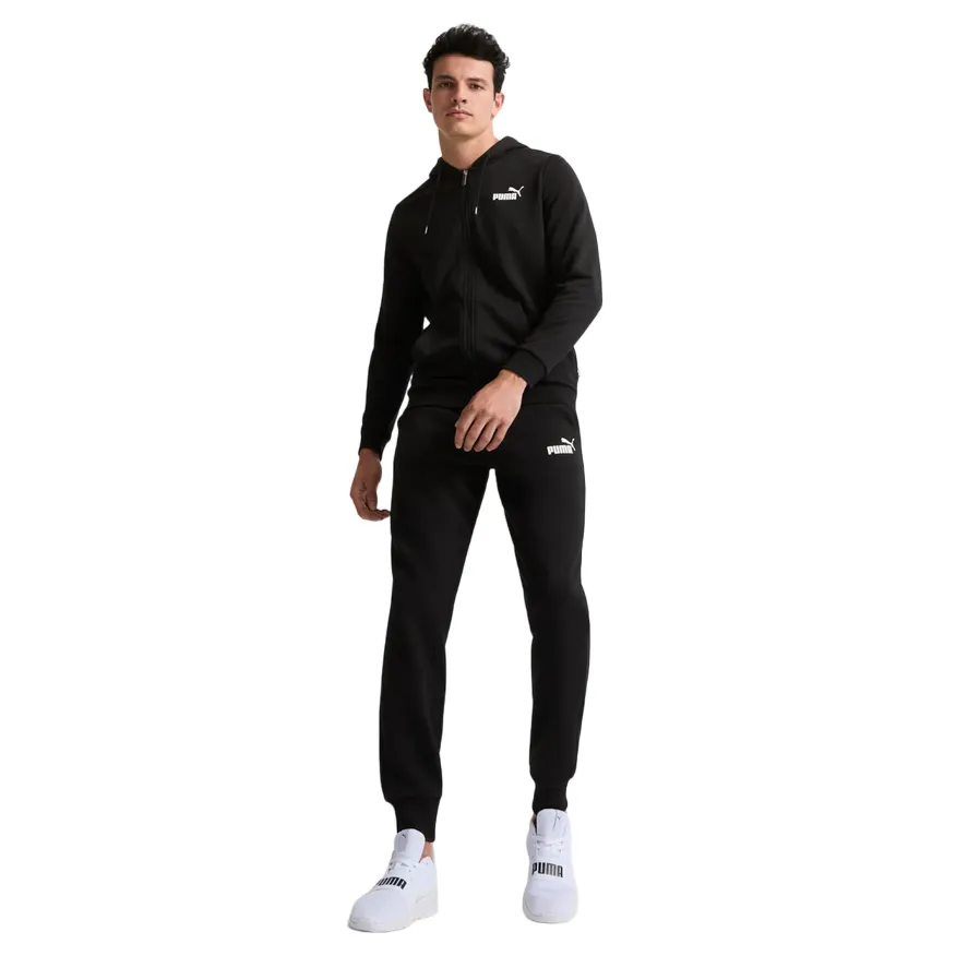 Puma pantalone sportivo da uomo Logo 586714-01 nero Anti ChafeSeamless