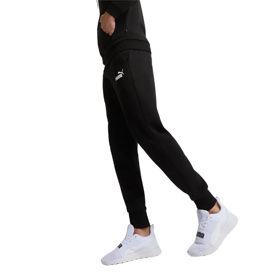 Puma pantalone sportivo da uomo Logo 586714-01 nero Chilly Day Wear Non-Slip Support