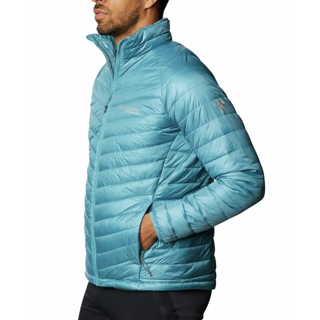 Columbia Men Blue Snow Country Jacket Outdoor Activity
