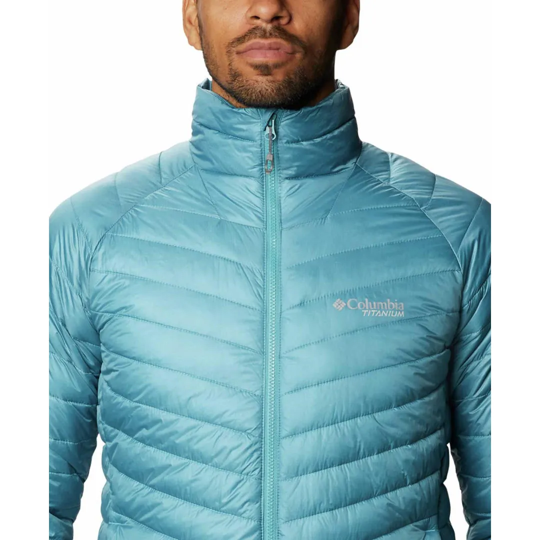 Columbia Men Blue Snow Country Jacket Warm Layer
