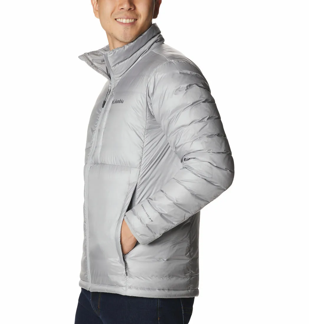 Columbia Men Grey Infinity Summit Double Wall Down Jacket Rack Shelf