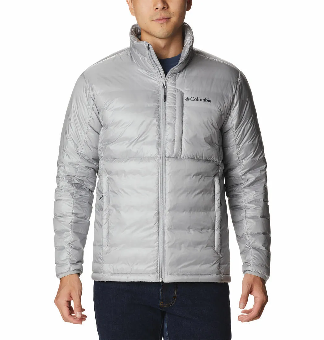 Threat Columbia Men Grey Infinity Summit Double Wall Down Jacket