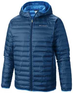 Columbia Men Blue Flash Forward  Down Hooded Jacket Tactics Relationship