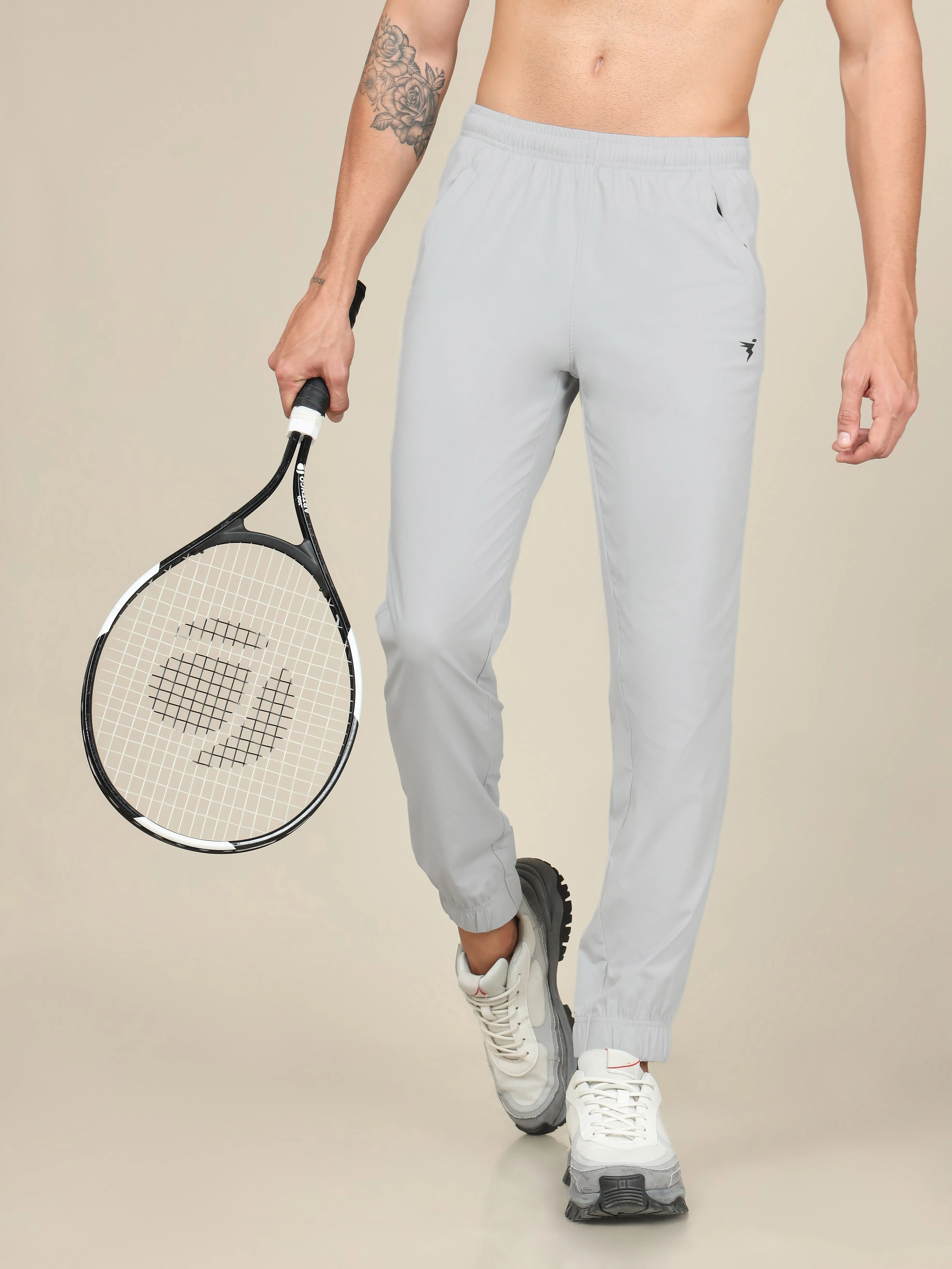 Durable Support Fit For Style Men Solid Relax Fit Joggers with TECHNOLITE