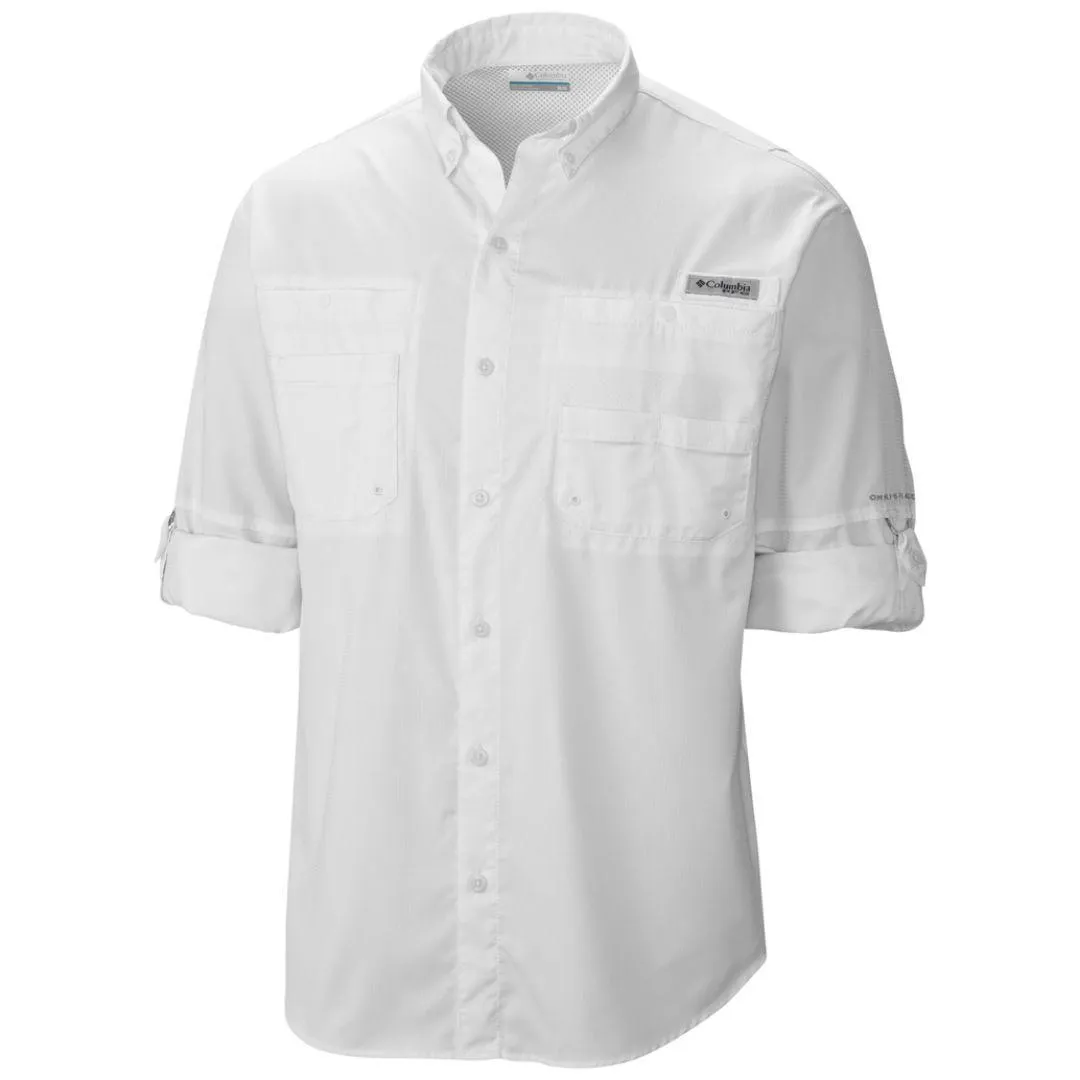 Columbia Men White Tamiami II SS Shirt (Sun Protection) Korean Fresh CompressionKnit