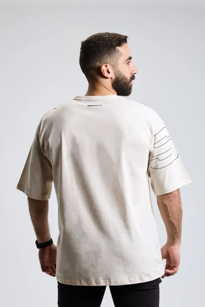 Oversized Tee Arctic Wolf Easy Fashion Strong Glow