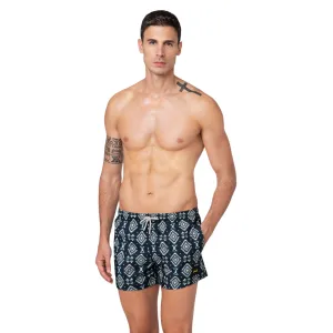 Urban Fashion Soft Finish F**K pantaloncino costume mare da uomo M02BA31-X05 fantasia