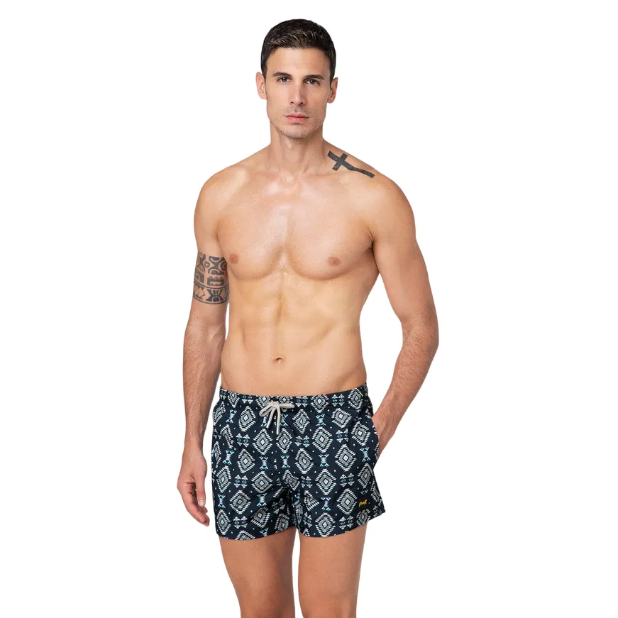 Urban Fashion Soft Finish F**K pantaloncino costume mare da uomo M02BA31-X05 fantasia