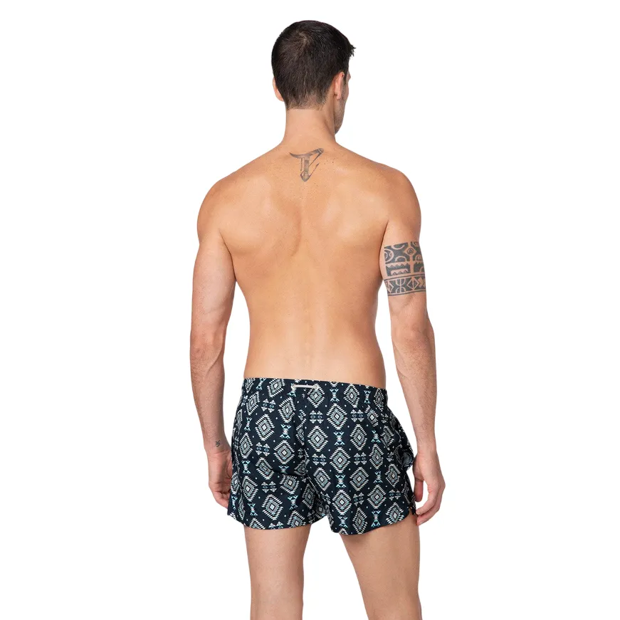 F**K pantaloncino costume mare da uomo M02BA31-X05 fantasia Fit Flex No Pressure Fit