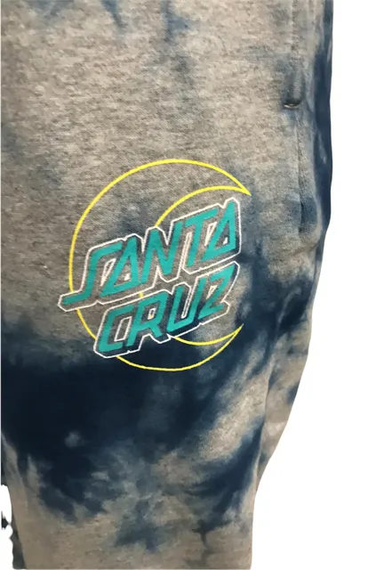 Mesh Paneling Athlete Shorts Santa Cruz Pantalone in Felpa da adulto Empty Moon Dot Jogger SCA-PNT-045 blu grigio