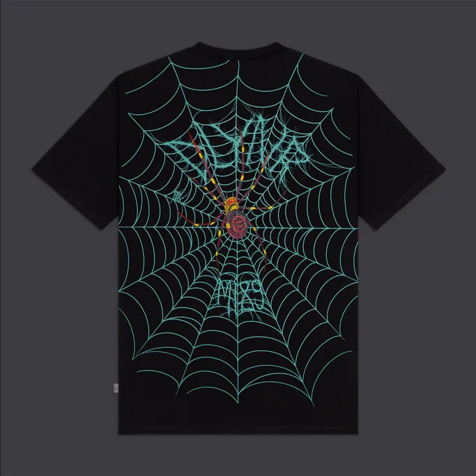Effortless Design Yoga class Dolly Noire T-shirt manica corta da uomo Joro Spider ts446-ta-01 nero