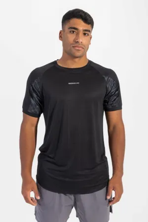 Youth Glow outdoor mode Dynamic Dri Tee Black