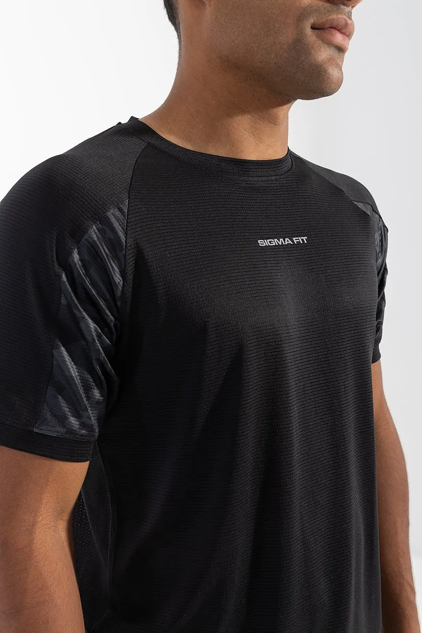 WrinkleResistantCloth Versatile Scarf Dynamic Dri Tee Black