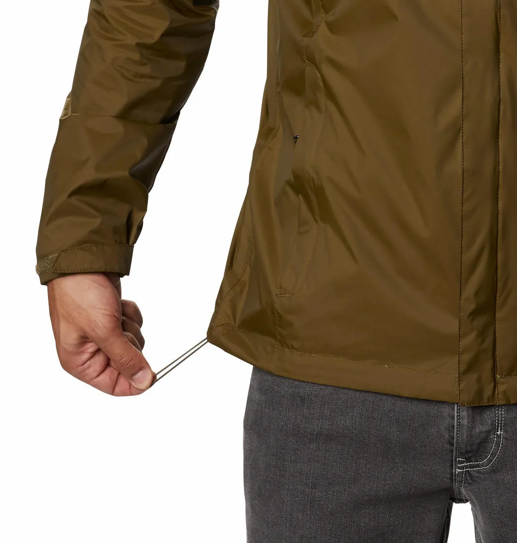 Columbia Men Green Watertight II Jacket Waterproof Polyfill Layer Integration Period