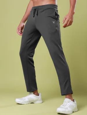 Efficient Design Athletic Stretch Pants Men Solid Slim Fit Trackpants with ELASTO PLUS