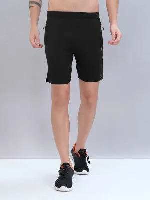 summer shorts shorts set Men Solid Slim Fit Shorts with TECHNO DRY