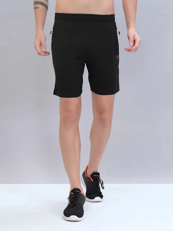 summer shorts shorts set Men Solid Slim Fit Shorts with TECHNO DRY
