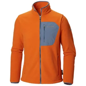 Light Warmth Columbia Men Orange Titan Pass 2.0 Fleece Jacket