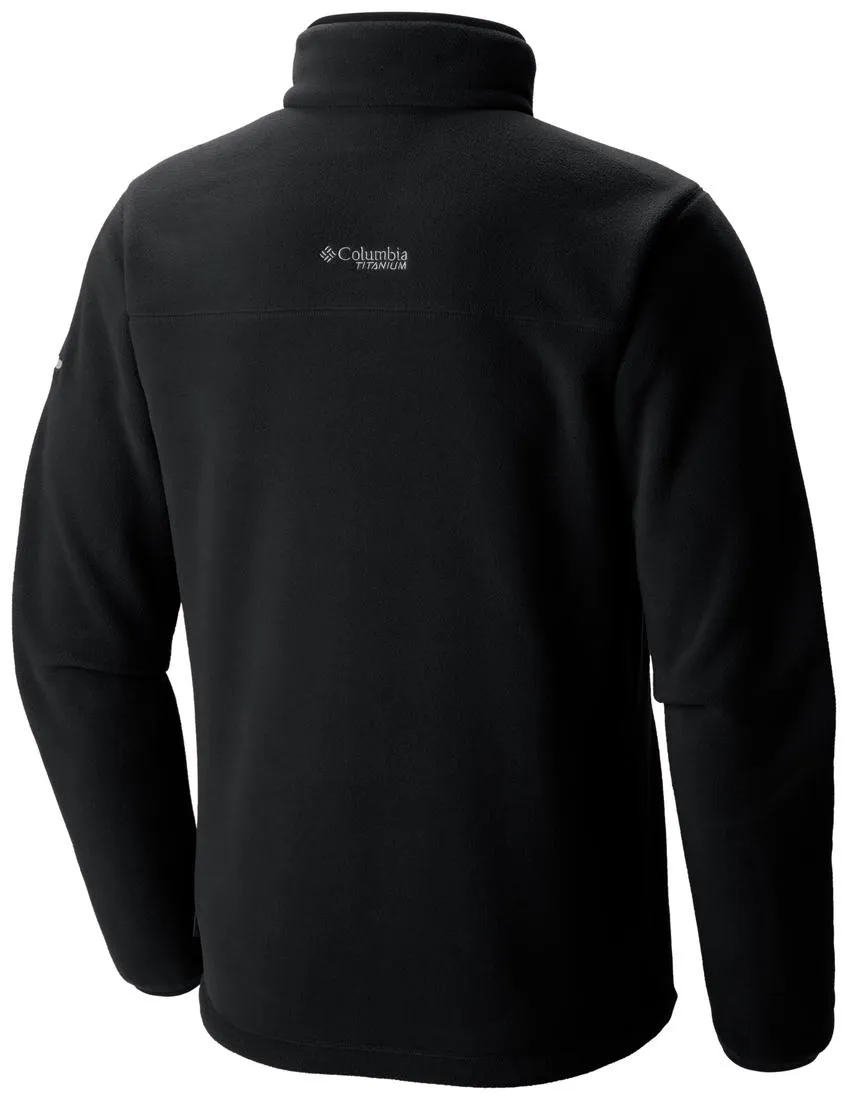 Columbia Men Black Titan Pass 2.0 Fleece Jacket Home Comfort Run Errands
