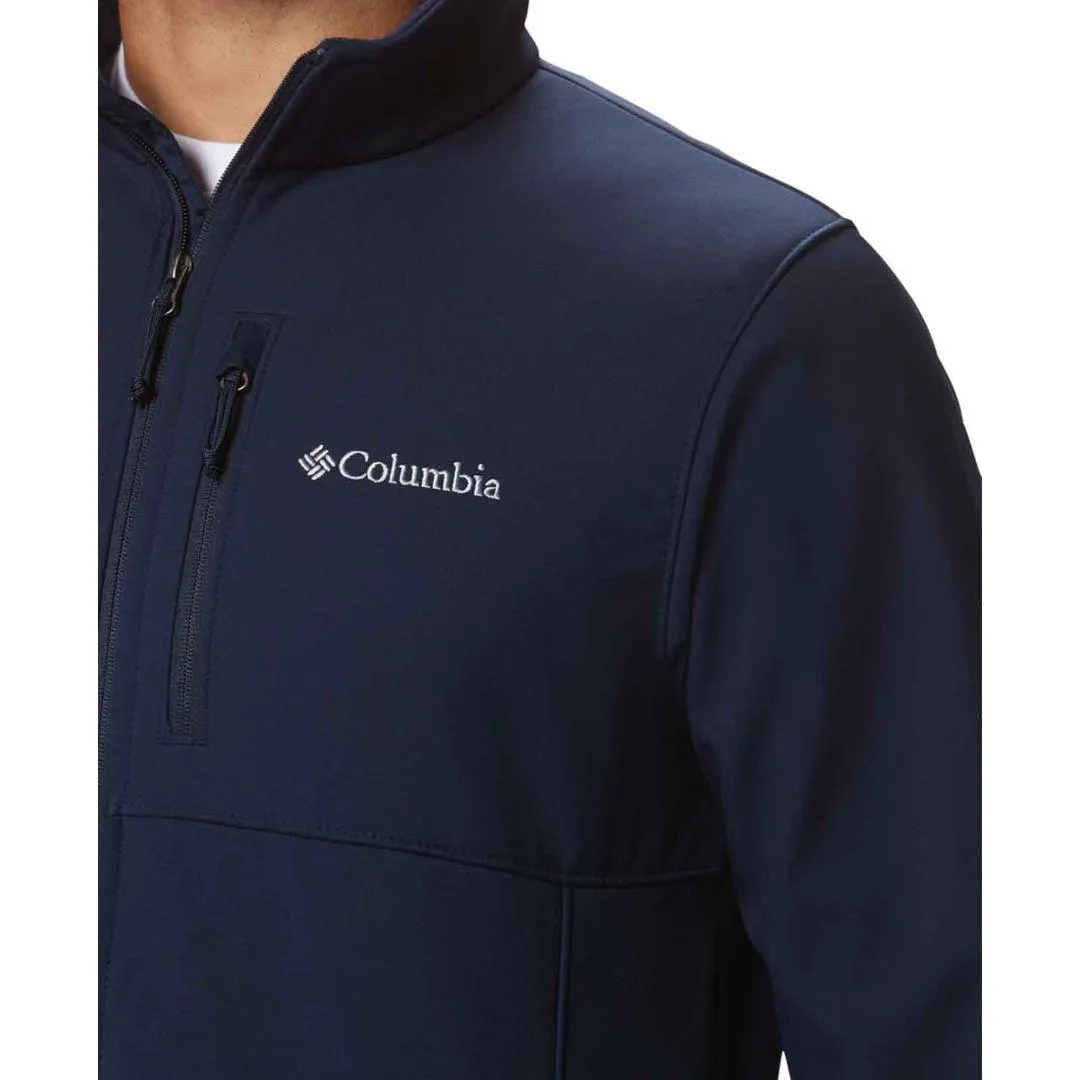Columbia Men Blue Ascender Softshell Jacket half-zip