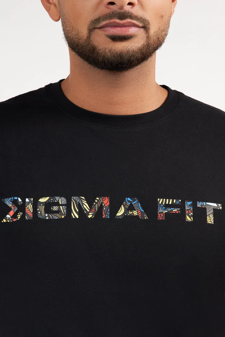 Light Wool NonRestrictive Movement Black Afro T-shirt