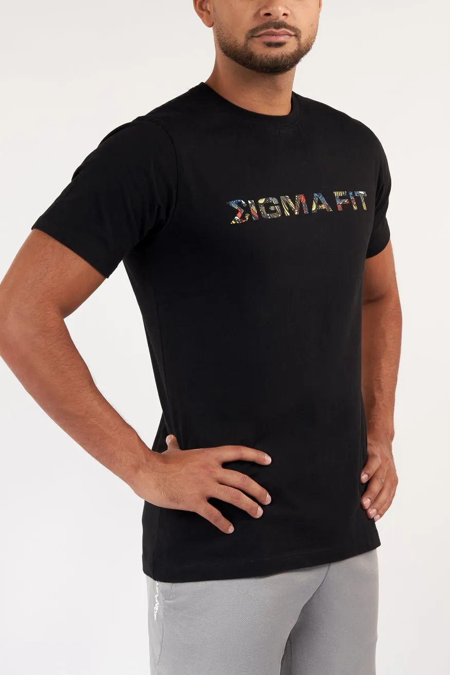 Focus Fit QuickDryDesign Black Afro T-shirt