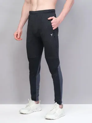 Men Melange Slim Fit Trackpants with TECHNO GUARD Casual Fitness Shorts Wicking Inner Lining