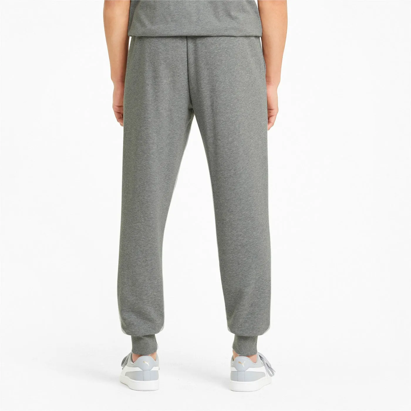 Ripstop Fabric Blend Puma pantalone sportivo da uomo Lungo in Jersey ESS Logo 586716 03 grigio medio