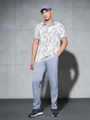 Versatile Design Men Printed Slim Fit Polo T-shirt with MATPIQ