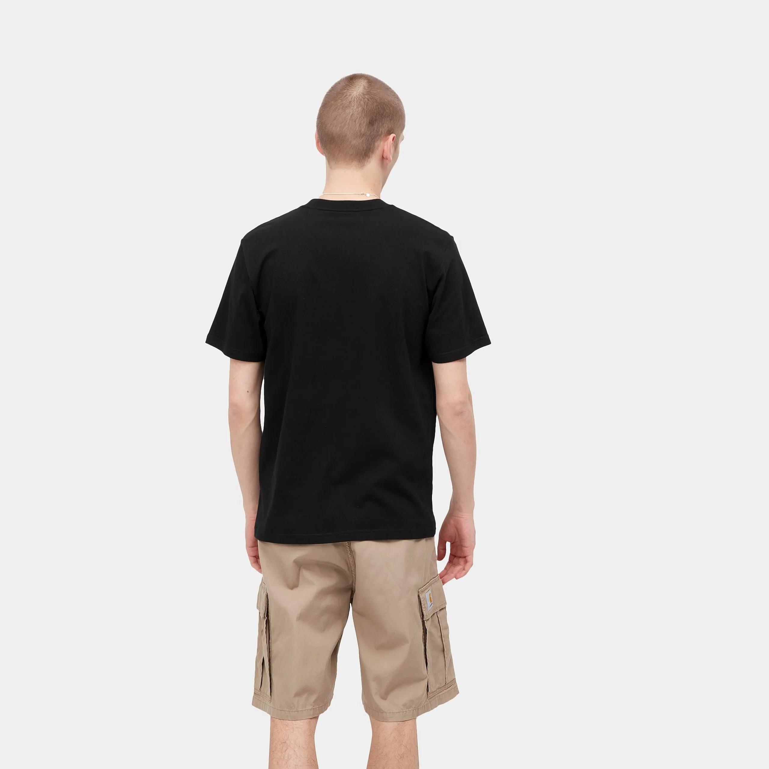 Simple Wear Casual Design Carhartt maglietta manica corta da uomo Sing Painter I030172 89 XX nero